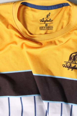 Ανδρικό t-shirt Australian, Μέγεθος M, Χρώμα Πολύχρωμο, Τιμή 9,90 €