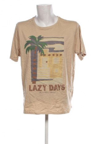 Ανδρικό t-shirt Brilliant, Μέγεθος 3XL, Χρώμα  Μπέζ, Τιμή 9,74 €