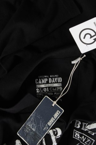 Мъжка тениска Camp David, Размер M, Цвят Черен, Цена 36,86 лв.