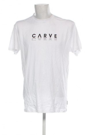 Herren T-Shirt Carve, Größe XXL, Farbe Weiß, Preis 41,06 €