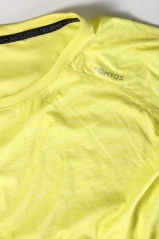 Ανδρικό t-shirt Domyos, Μέγεθος L, Χρώμα Κίτρινο, Τιμή 8,04 €