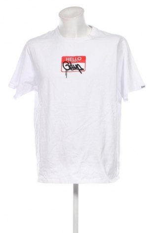 Ανδρικό t-shirt Geedup., Μέγεθος XL, Χρώμα Λευκό, Τιμή 10,52 €