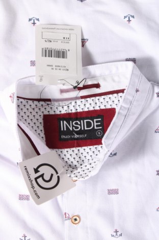 Tricou de bărbați Inside, Mărime S, Culoare Alb, Preț 69,08 Lei