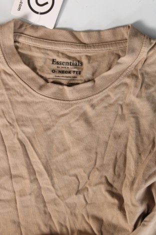 Tricou de bărbați Jack & Jones, Mărime M, Culoare Bej, Preț 59,21 Lei