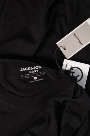 Мъжка тениска Jack & Jones, Размер L, Цвят Черен, Цена 42,00 лв.