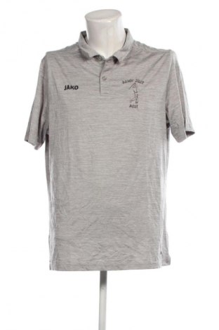 Ανδρικό t-shirt Jako, Μέγεθος XXL, Χρώμα Γκρί, Τιμή 22,27 €