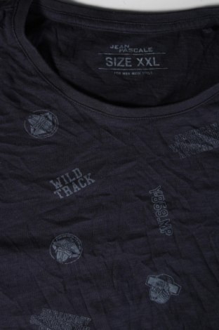 Мъжка тениска Jean Pascale, Размер XXL, Цвят Син, Цена 13,00 лв.