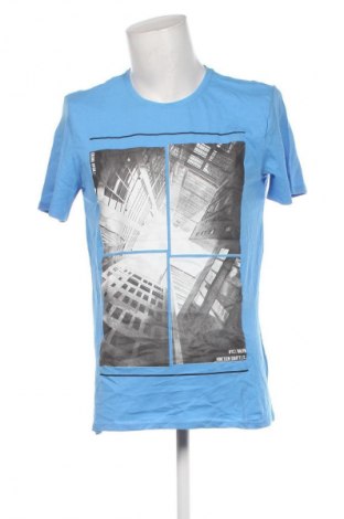 Herren T-Shirt Jean Pascale, Größe L, Farbe Blau, Preis € 9,05