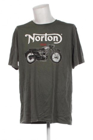Herren T-Shirt Norton, Größe 3XL, Farbe Grün, Preis € 17,40