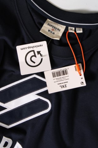 Herren T-Shirt Superdry, Größe XXL, Farbe Blau, Preis 20,62 €