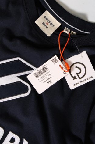 Ανδρικό t-shirt Superdry, Μέγεθος XL, Χρώμα Μπλέ, Τιμή 20,62 €