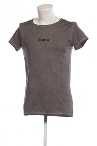 Ανδρικό t-shirt Tigha, Μέγεθος S, Χρώμα Γκρί, Τιμή 20,00 €