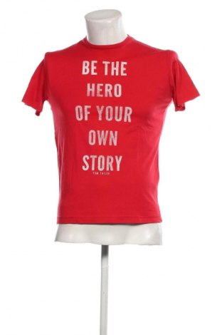 Ανδρικό t-shirt Tom Tailor, Μέγεθος S, Χρώμα Κόκκινο, Τιμή 7,00 €