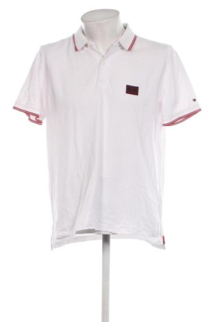 Męski T-shirt Tommy Hilfiger, Rozmiar XL, Kolor Biały, Cena 265,35 zł