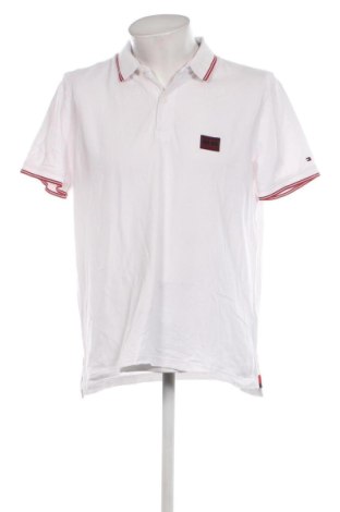 Męski T-shirt Tommy Hilfiger, Rozmiar XL, Kolor Biały, Cena 156,99 zł