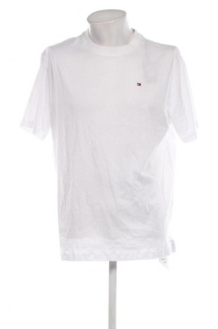 Męski T-shirt Tommy Hilfiger, Rozmiar L, Kolor Biały, Cena 131,49 zł