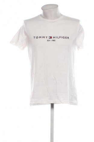 Męski T-shirt Tommy Hilfiger, Rozmiar M, Kolor Biały, Cena 262,99 zł