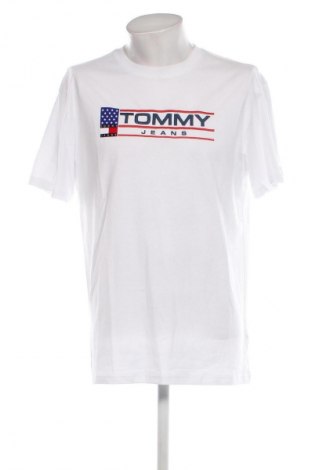 Herren T-Shirt Tommy Jeans, Größe XL, Farbe Weiß, Preis 37,86 €
