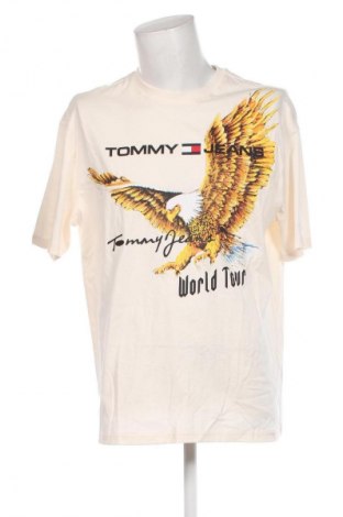 Ανδρικό t-shirt Tommy Jeans, Μέγεθος M, Χρώμα  Μπέζ, Τιμή 35,99 €