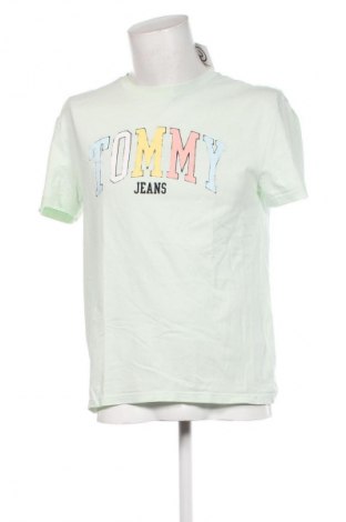 Ανδρικό t-shirt Tommy Jeans, Μέγεθος M, Χρώμα Πράσινο, Τιμή 35,99 €