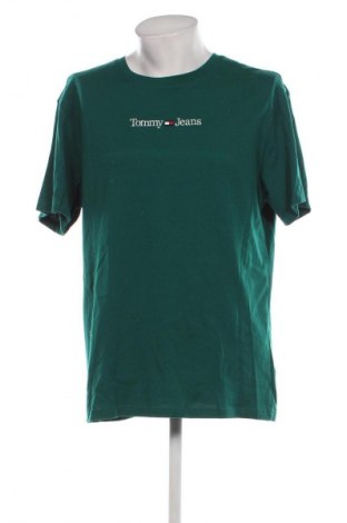 Herren T-Shirt Tommy Jeans, Größe XXL, Farbe Grün, Preis 28,99 €