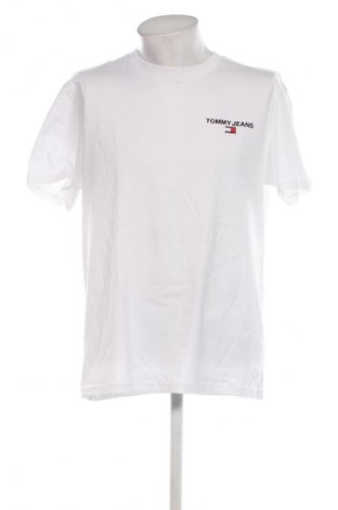 Ανδρικό t-shirt Tommy Jeans, Μέγεθος L, Χρώμα Λευκό, Τιμή 33,49 €