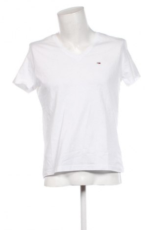 Tricou de bărbați Tommy Jeans, Mărime L, Culoare Alb, Preț 145,99 Lei