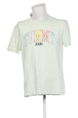 Ανδρικό t-shirt Tommy Jeans, Μέγεθος L, Χρώμα Πράσινο, Τιμή 33,49 €