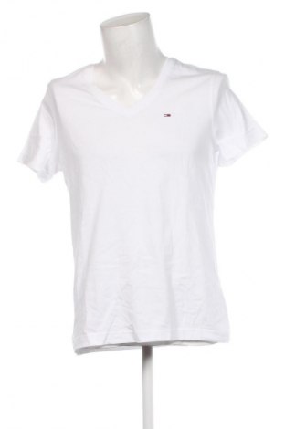 Ανδρικό t-shirt Tommy Jeans, Μέγεθος L, Χρώμα Λευκό, Τιμή 28,49 €