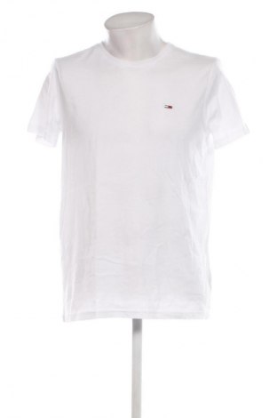 Tricou de bărbați Tommy Jeans, Mărime XL, Culoare Alb, Preț 188,99 Lei