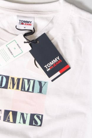 Мъжка тениска Tommy Jeans, Размер M, Цвят Бял, Цена 43,99 лв.