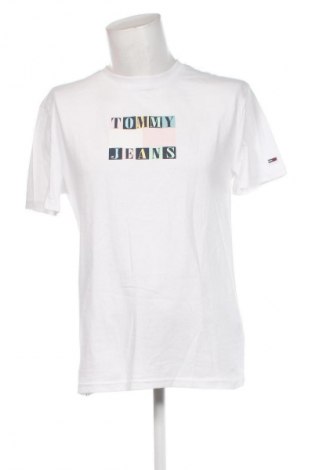 Pánske tričko  Tommy Jeans, Veľkosť M, Farba Biela, Cena  21,95 €