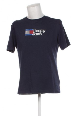 Męski T-shirt Tommy Jeans, Rozmiar M, Kolor Niebieski, Cena 118,99 zł