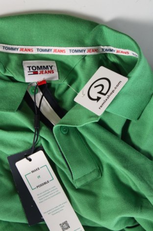 Męski T-shirt Tommy Jeans, Rozmiar L, Kolor Zielony, Cena 367,83 zł