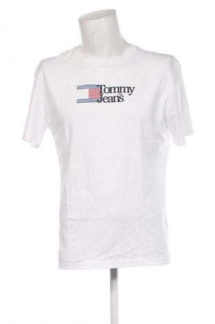 Herren T-Shirt Tommy Jeans, Größe M, Farbe Weiß, Preis 24,99 €