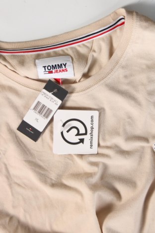 Ανδρικό t-shirt Tommy Jeans, Μέγεθος XL, Χρώμα  Μπέζ, Τιμή 35,99 €