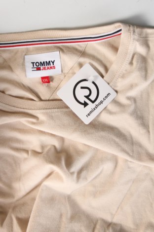 Мъжка тениска Tommy Jeans, Размер XXL, Цвят Бежов, Цена 37,99 лв.