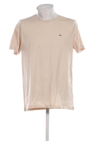 Herren T-Shirt Tommy Jeans, Größe XXL, Farbe Beige, Preis € 16,49