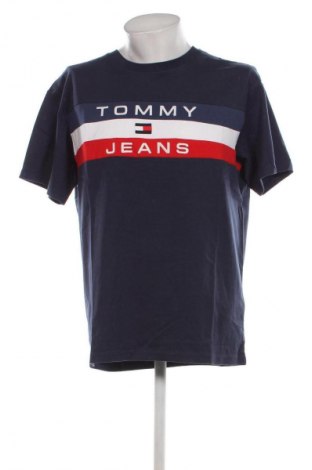 Męski T-shirt Tommy Jeans, Rozmiar L, Kolor Niebieski, Cena 184,99 zł