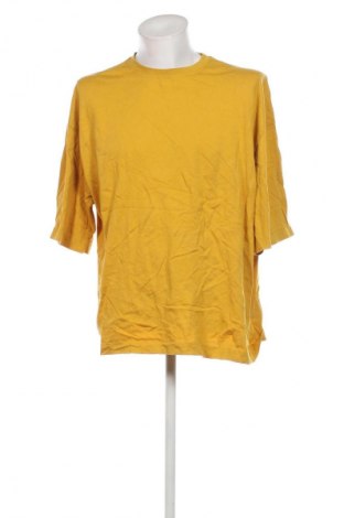 Męski T-shirt Zara Man, Rozmiar XL, Kolor Żółty, Cena 51,18 zł