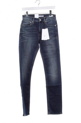 Męskie jeansy Calvin Klein Jeans, Rozmiar XS, Kolor Niebieski, Cena 249,22 zł