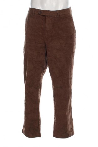 Pantaloni raiați de bărbați, Mărime XL, Culoare Maro, Preț 52,46 Lei