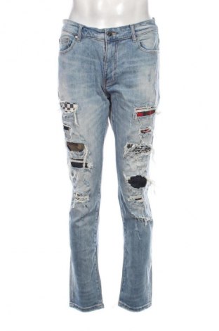 Pantaloni raiați de bărbați, Mărime M, Culoare Albastru, Preț 95,39 Lei