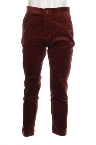 Pantaloni raiați de bărbați Samsoe & Samsoe, Mărime M, Culoare Maro, Preț 122,37 Lei