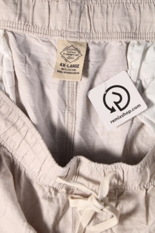 Ανδρικό κοντό παντελόνι, Μέγεθος 4XL, Χρώμα Εκρού, Τιμή 11,60 €