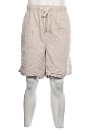 Pantaloni scurți de bărbați, Mărime 4XL, Culoare Ecru, Preț 61,68 Lei
