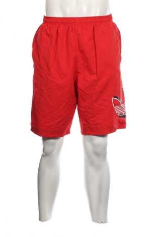 Мъжки къс панталон Adidas Originals, Размер L, Цвят Червен, Цена 34,00 лв.