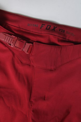 Мъжки къс панталон Fox, Размер XS, Цвят Червен, Цена 13,60 лв.