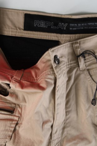 Мъжки къс панталон Replay, Размер M, Цвят Бежов, Цена 161,00 лв.