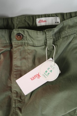 Ανδρικό κοντό παντελόνι S.Oliver, Μέγεθος XXL, Χρώμα Πράσινο, Τιμή 31,96 €